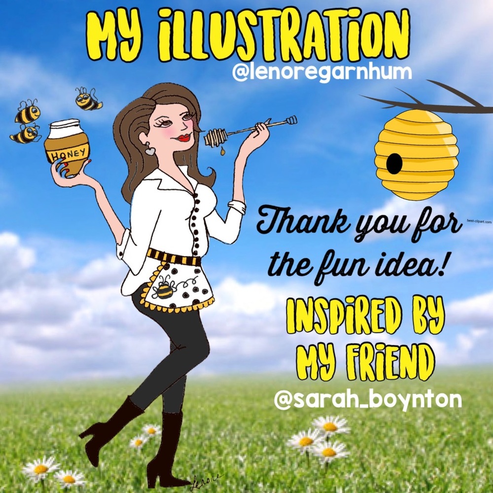 Be my Honey Bee handmade notecards my art - Picture 5 of 5